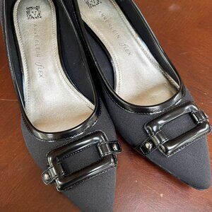 Anne Klein Iflex Melanie Black Kitten Heel